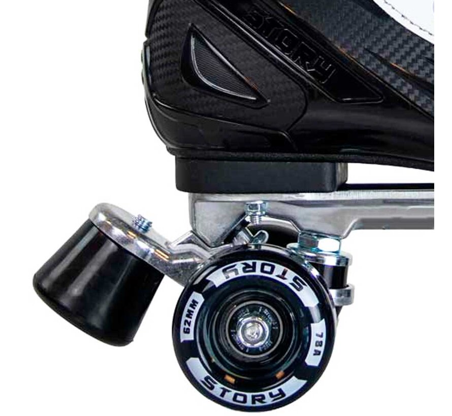 Story Elite Side-by-Side Rollschuhe – Premium-Quad-Rollschuhe mit maximaler Stabilität, Komfort und PU-Rollen für intensive Freizeit- und Allroundnutzung