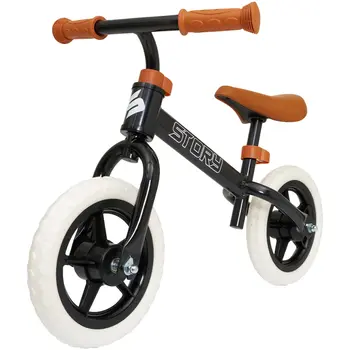 Story Bicicletta senza pedali Story Run Racer Vintage nera