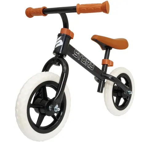 Story Bicicletta senza pedali Story Run Racer – Bicicletta senza pedali leggera per bambini con sella regolabile e design sportivo per un rapido sviluppo dell'equilibrio