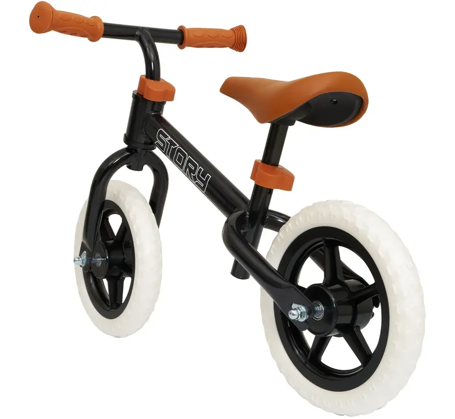 Story Run Racer Loopfiets – Lichtgewicht Balance Bike voor Kinderen met Verstelbaar Zadel en Sportief Design voor Snelle Balansontwikkeling
