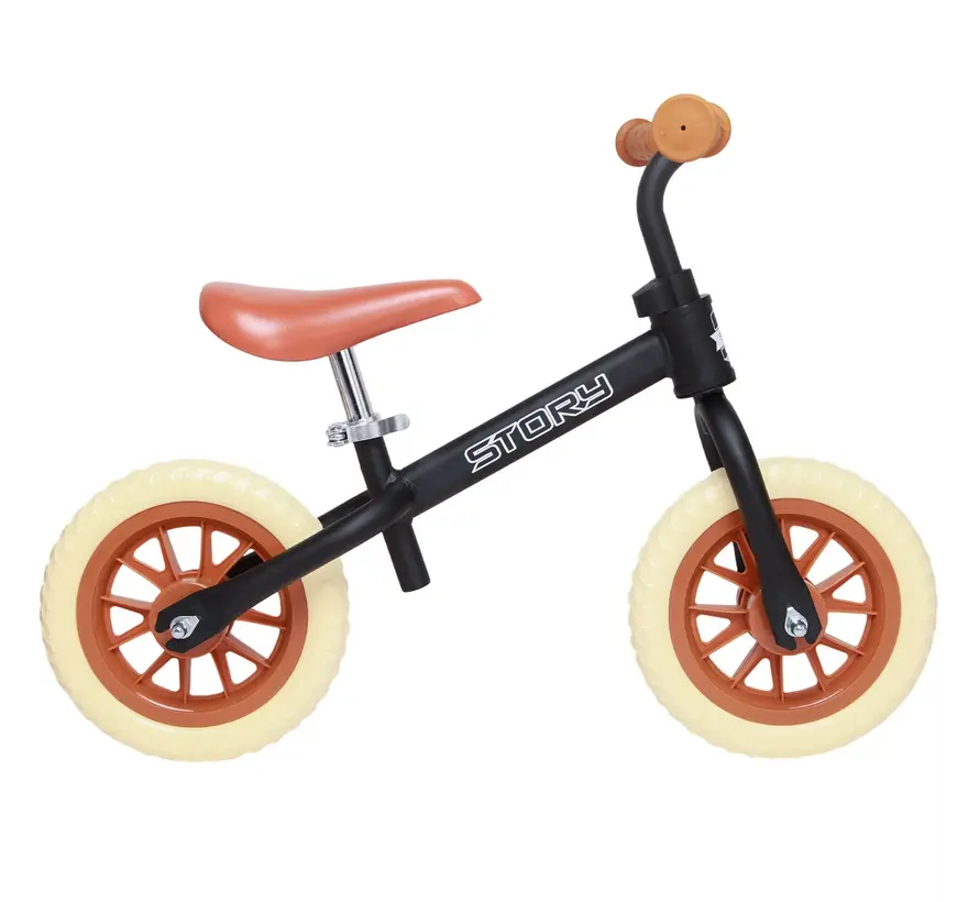 Story 70er-Jahre Baby Racer Laufrad – Retro-Laufrad für Kinder mit stilvollem Design, verstellbarem Sattel und optimaler Balancekontrolle