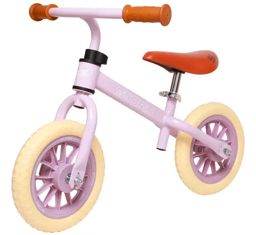 Story Story 70's Baby Racer Balance Bike – Retro Balance Bike for Children with Stylish Design, Adjustable Saddle, and Optimal Balance Control
