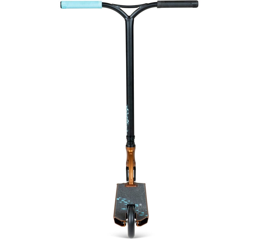 Monopattino acrobatico MGP Origin 500 – monopattino freestyle ibrido da park con ruote Turbine da 110 mm, deck Flute-Tech e telaio in alluminio 6061 T6.