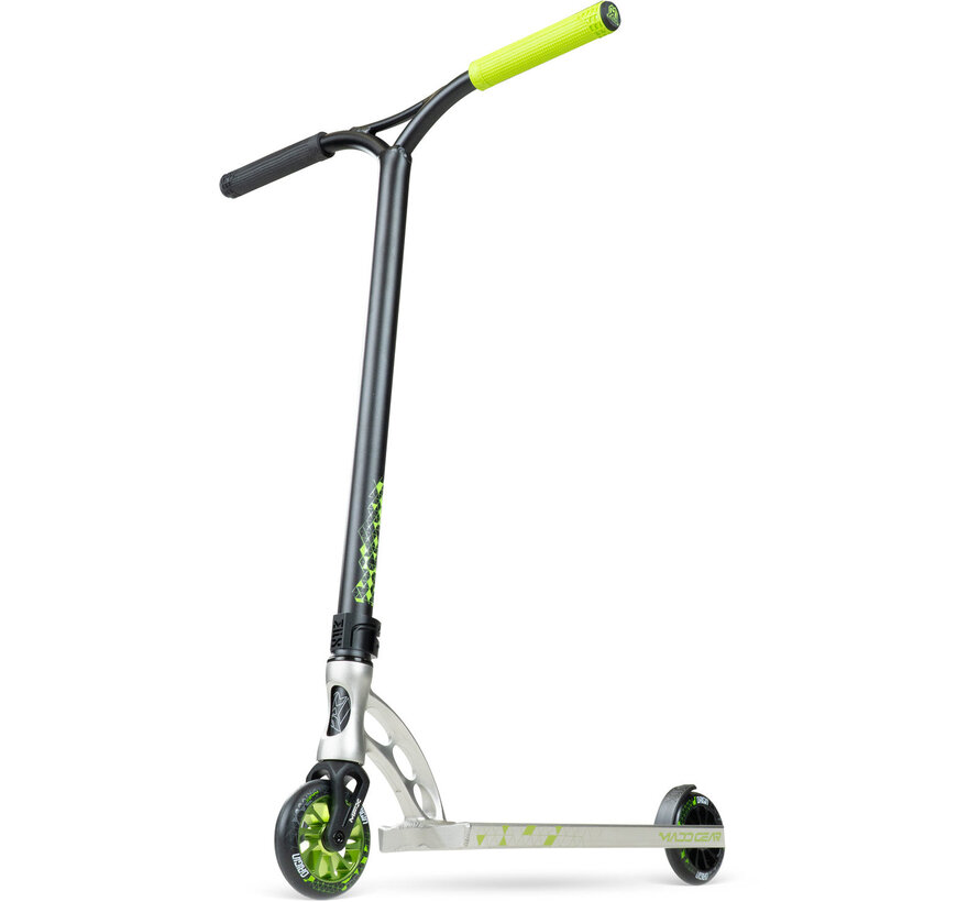 MGP Origin 500 Stunt Scooter – park hybrid freestyle scooter with 110 mm Turbine wheels, Flute-Tech deck and 6061 T6 aluminum setup