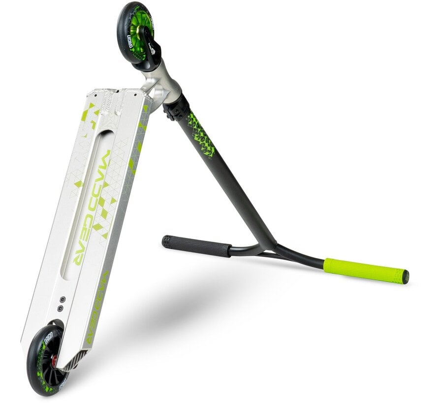 Patinete acrobático MGP Origin 500: patinete híbrido de estilo libre para parques con ruedas Turbine de 110 mm, plataforma Flute-Tech y cuadro de aluminio 6061 T6.