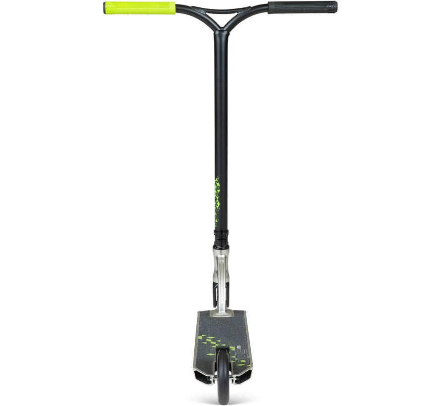 Patinete acrobático MGP Origin 500: patinete híbrido de estilo libre para parques con ruedas Turbine de 110 mm, plataforma Flute-Tech y cuadro de aluminio 6061 T6.