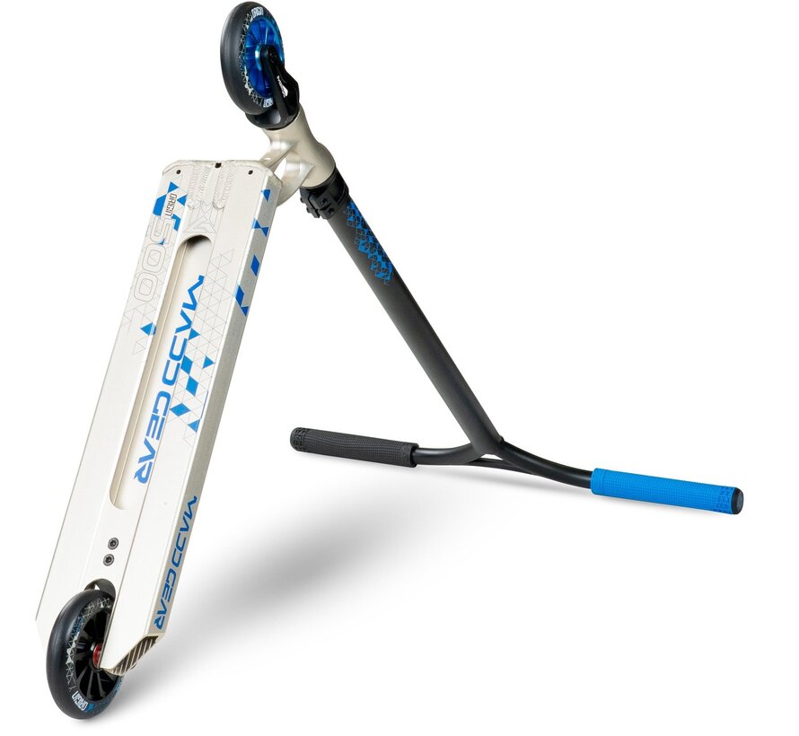 Monopattino acrobatico MGP Origin 500 – monopattino freestyle ibrido da park con ruote Turbine da 110 mm, deck Flute-Tech e telaio in alluminio 6061 T6.