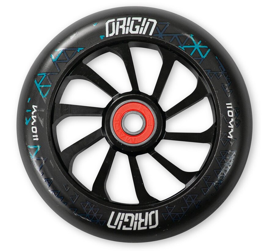 Patinete acrobático MGP Origin 550: patinete freestyle extra ancho para parques con plataforma de 5,5”, ruedas Turbine de 110 mm y máximo control.