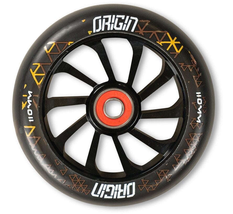 MGP Origin 550 Stunt-Scooter – extra breiter Park-Freestyle-Scooter mit 5,5"-Deck, 110-mm-Turbinenrädern und maximaler Kontrolle
