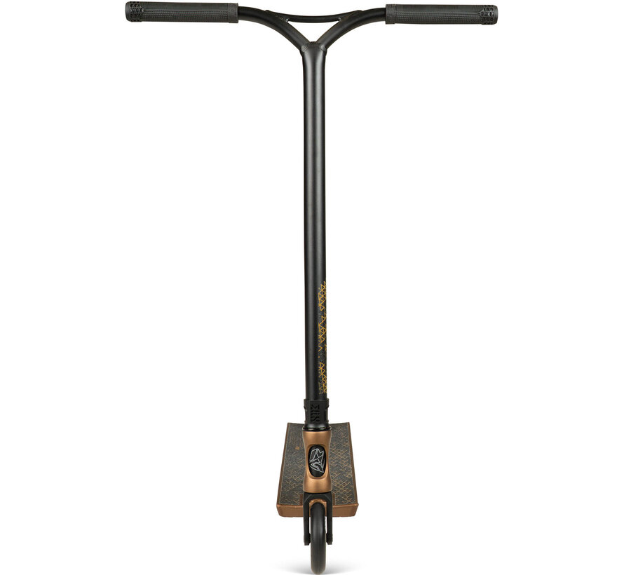 Patinete acrobático MGP Origin 550: patinete freestyle extra ancho para parques con plataforma de 5,5”, ruedas Turbine de 110 mm y máximo control.