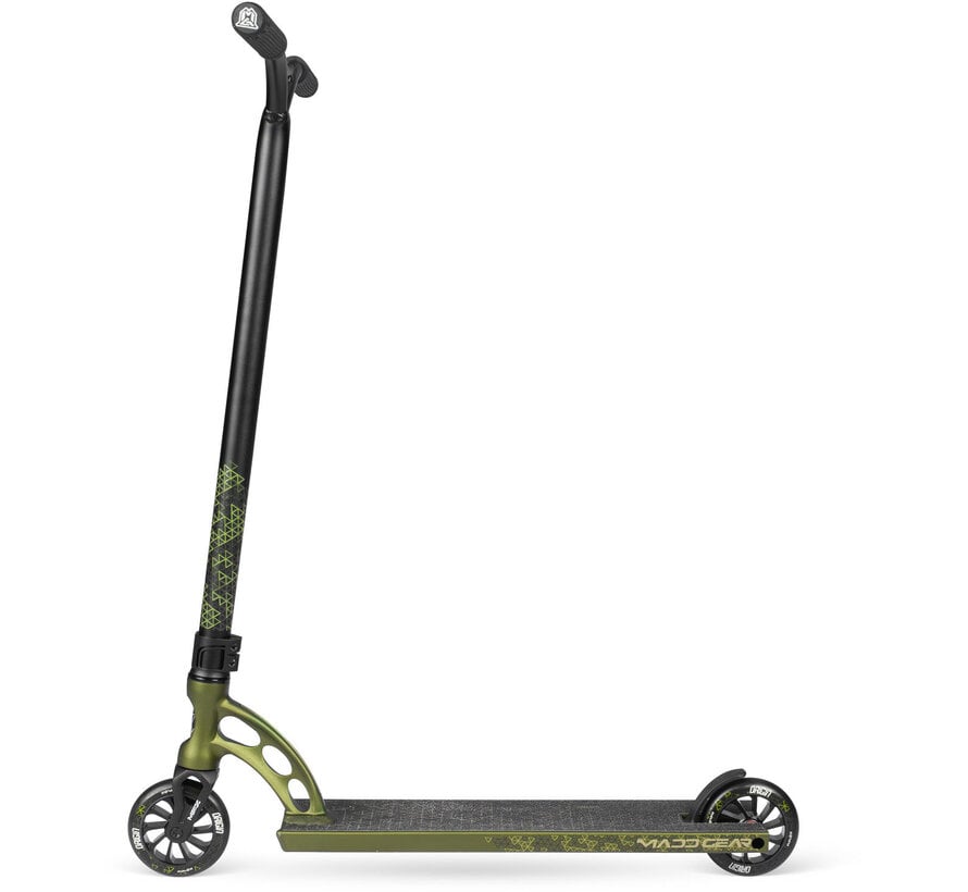 Monopattino acrobatico MGP Origin 550 – monopattino freestyle da parco extra largo con pedana da 5,5”, ruote Turbine da 110 mm e massimo controllo