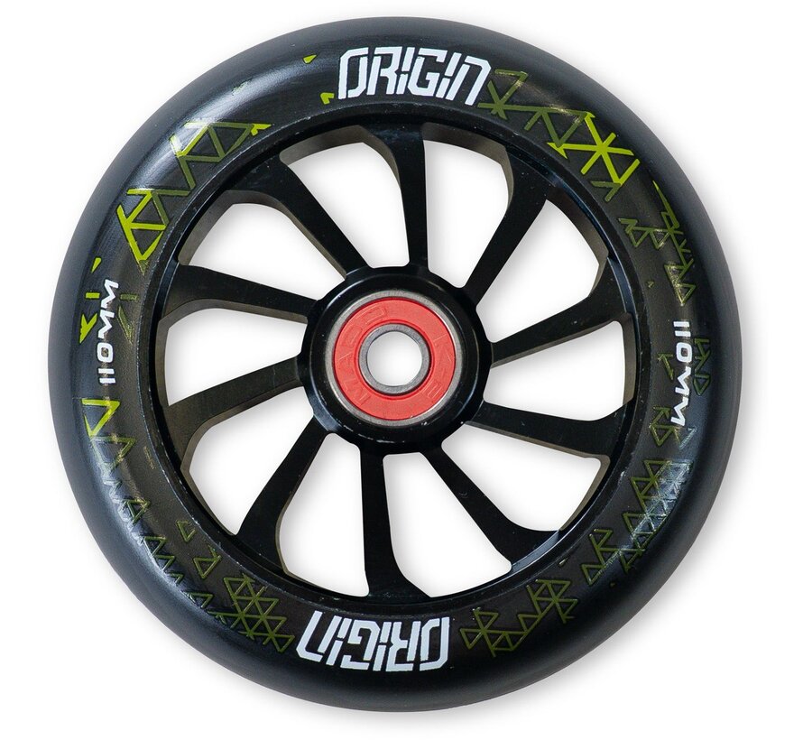 Patinete acrobático MGP Origin 550: patinete freestyle extra ancho para parques con plataforma de 5,5”, ruedas Turbine de 110 mm y máximo control.