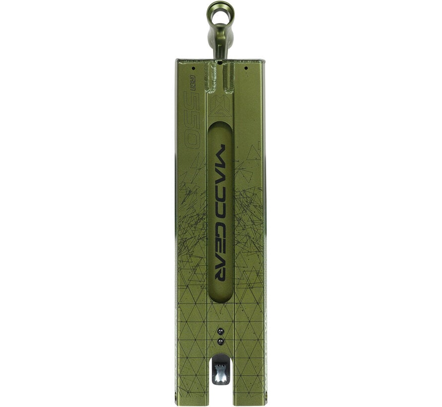Monopattino acrobatico MGP Origin 550 – monopattino freestyle da parco extra largo con pedana da 5,5”, ruote Turbine da 110 mm e massimo controllo
