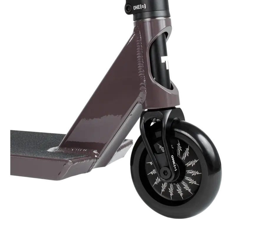 Trottinette freestyle Tilt Theorem – Trottinette freestyle haute performance avec roues de 120 mm, compression SCS et plateau en aluminium pour le park et la rue