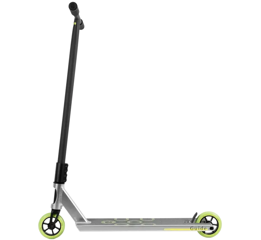 Trottinette freestyle North Guide – Trottinette freestyle professionnelle de rue avec compression SCS, plateau Box-Cut et contrôle maximal pour les riders confirmés