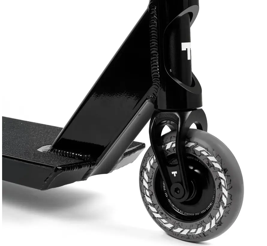 Monopattino acrobatico Tilt Contact Build Shattered, monopattino acrobatico completo con ruote con nucleo in alluminio da 110 mm e sistema di compressione SCS.