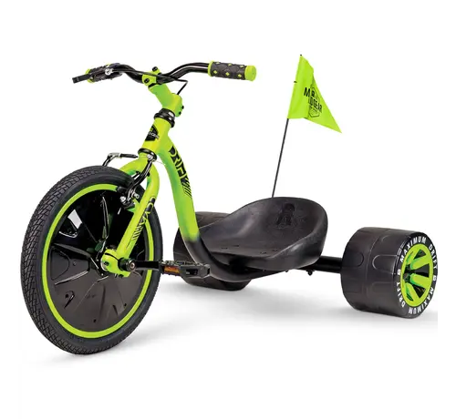 MGP MGP Drift Trike Green Drift Bike per bambini con ruote posteriori a rotazione libera e robusto telaio in acciaio per derapate spettacolari