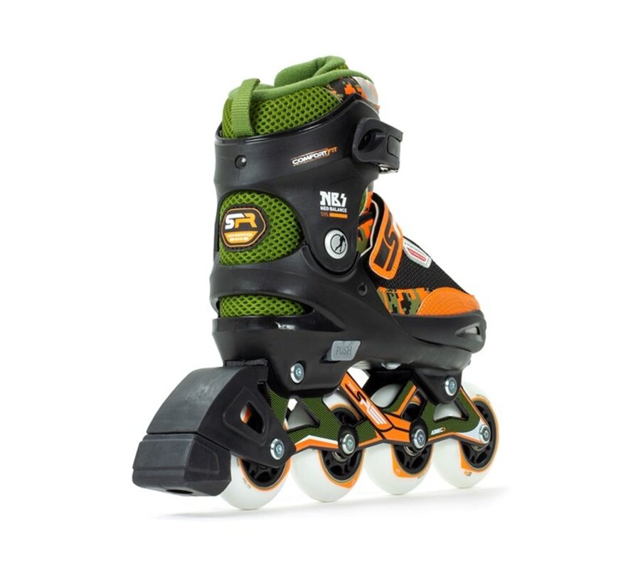 SFR Pixel Verstelbare Inline Skates – Comfortabele Kinder Skeelers met Verstelbare Lengte én Breedte