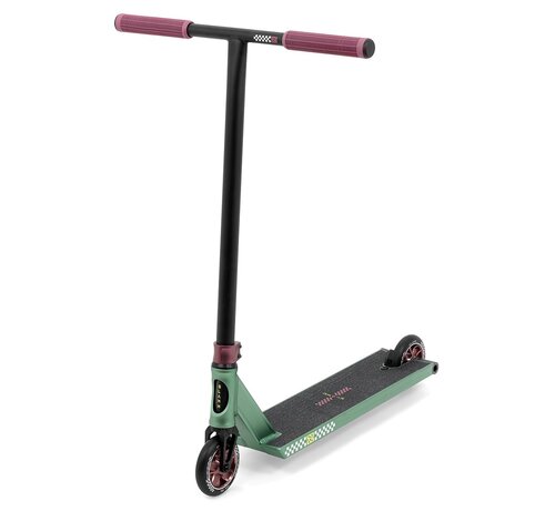 Slamm Scooters Slamm Assault Pro Stunt Scooter Grün Professioneller Stunt-Scooter mit T6-Aluminiumdeck, IHC-Kompressionssystem und 110-mm-Aluminiumkernrädern
