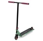 Trottinette freestyle Slamm Assault Pro verte, trottinette freestyle professionnelle avec plateau en aluminium T6, compression IHC et roues à noyau en aluminium de 110 mm