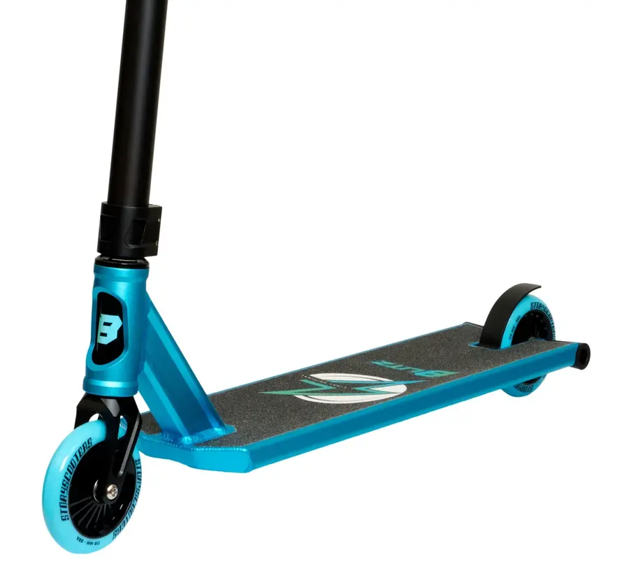 Story Blitz Stuntstep Mint Professionele Street Stuntstep met Breed Deck 110mm Wielen en HIC Compression voor Maximale Controle