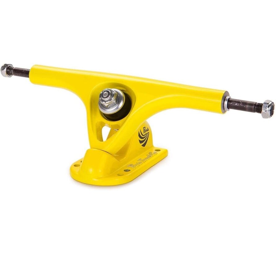 Ejes para longboard Paris amarillos de 180 mm, juego de 2