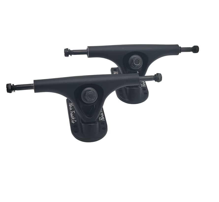 Ejes para longboard Paris de 150 mm, color negro (juego de 2)