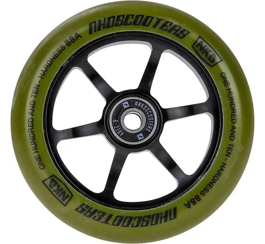 Roue de scooter acrobatique NKD Rally 110 mm camouflage