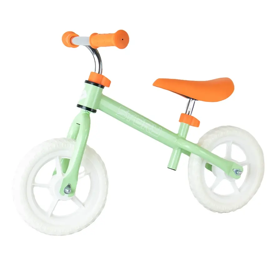 Story Run Racer Loopfiets - Lichtgewicht Balance Bike voor Kinderen met Verstelbaar Zadel en Sportief Design voor Snelle Balansontwikkeling
