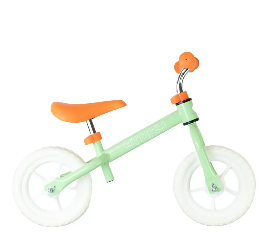 Story Run Racer Loopfiets - Lichtgewicht Balance Bike voor Kinderen met Verstelbaar Zadel en Sportief Design voor Snelle Balansontwikkeling