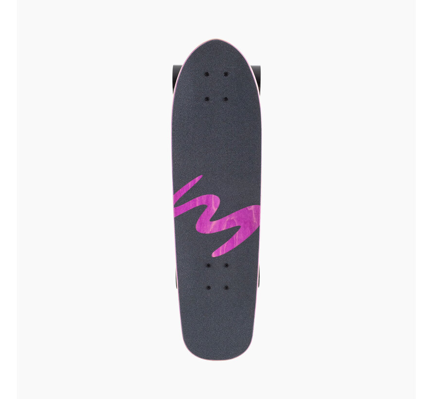 Landyachtz Dinghy 28.5 Cruiser Classic Fender Moray Eel Compact Cruiser Skateboard met Wheel Flares en Top Wendbaarheid
