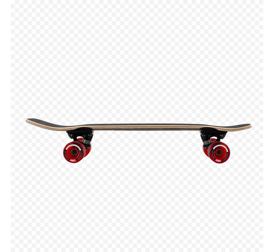 Landyachtz Dinghy 28.5 Cruiser Coffin Stealth Card Compact Cruiser Skateboard met Snelle Acceleratie en Maximale Wendbaarheid
