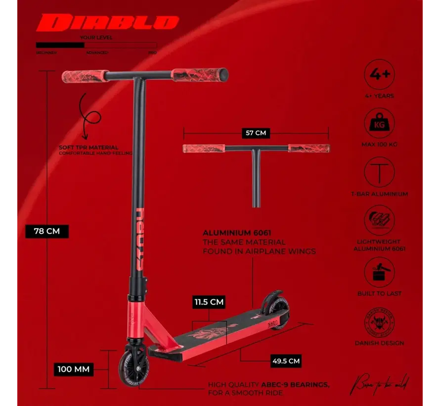 Story Diablo Stuntstep Red-Black