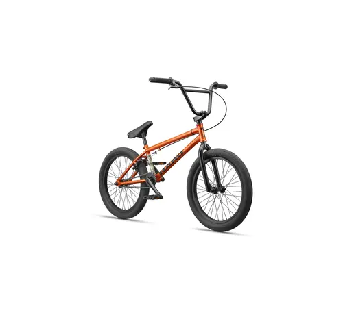 Haro Bicicleta BMX Haro Downtown 20 color naranja brillante cobrizo, ideal para principiantes, con cuadro resistente de acero de alta resistencia y ruedas de 20 pulgadas.