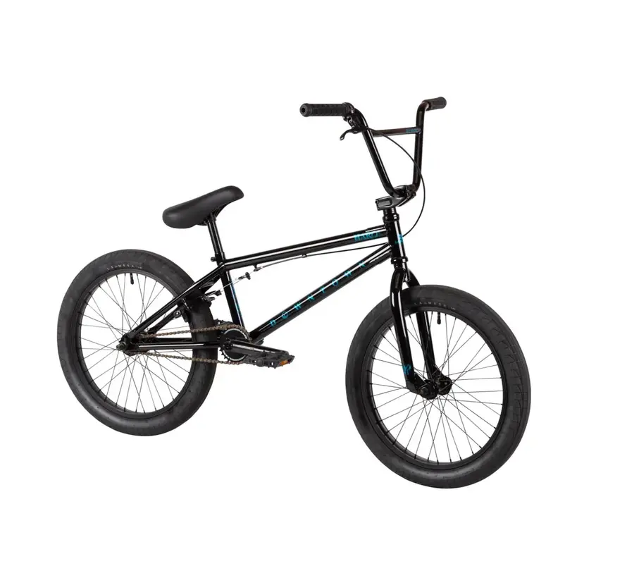 Haro Downtown 20 BMX Black Freestyle BMX Fiets voor Beginners met Sterk Hi-Ten Frame en 20 Inch Wielen