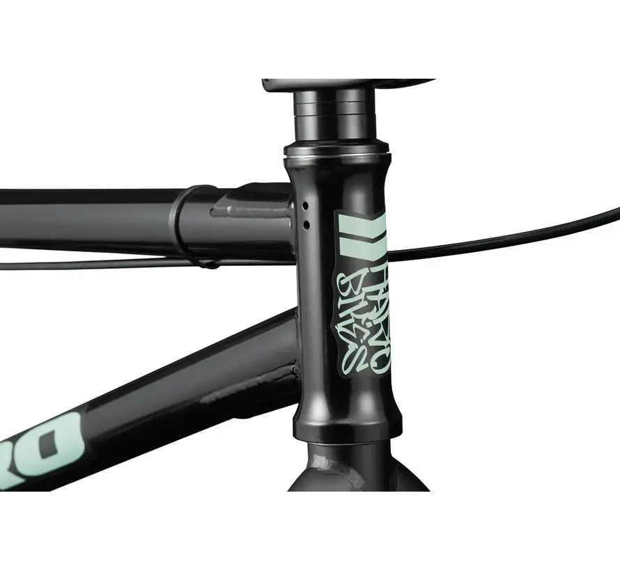 Haro Downtown 20 BMX Black Freestyle BMX Fiets voor Beginners met Sterk Hi-Ten Frame en 20 Inch Wielen