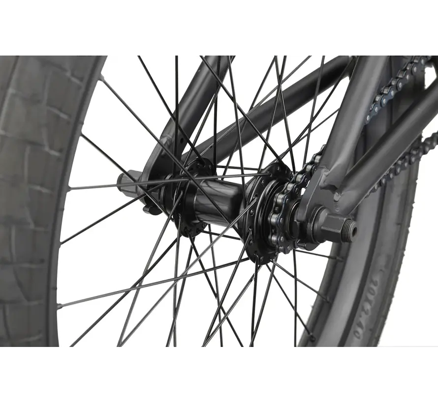 Haro BLVD 20 BMX Matte Black Freestyle BMX Fiets met Modern Frame voor Park Street en Beginnende Tricks