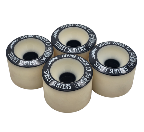 Divine Koła do longboardu Devine Street Slayers White 72 mm - druga szansa