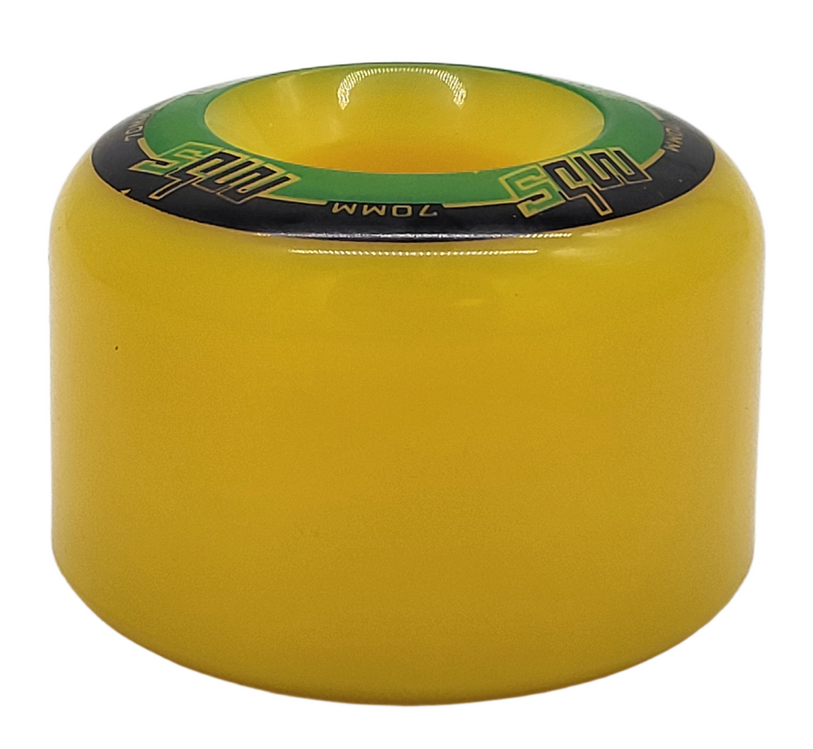 Atom Slide Wheels żółte 70mm