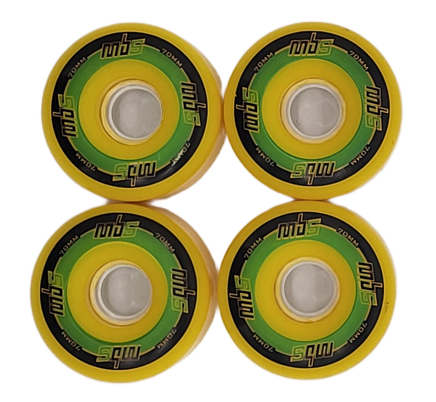 Atom Slide Wheels Gelb 70mm