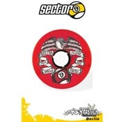 Sector 9 Llantas Sector 9 Racing Formula de 72 mm, color rojo.