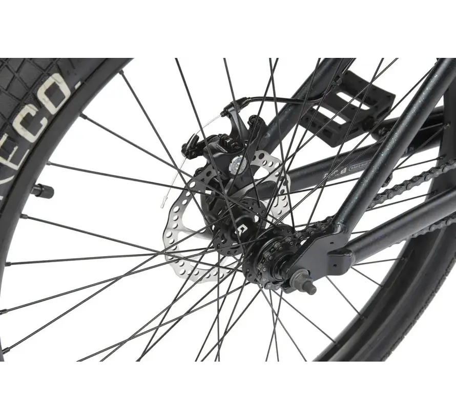 Radio Legion 26 Wheelie Bike Cosmic Splatter Freestyle Bike with Large 26 Inch Wheels and Strong Chromoly Frame