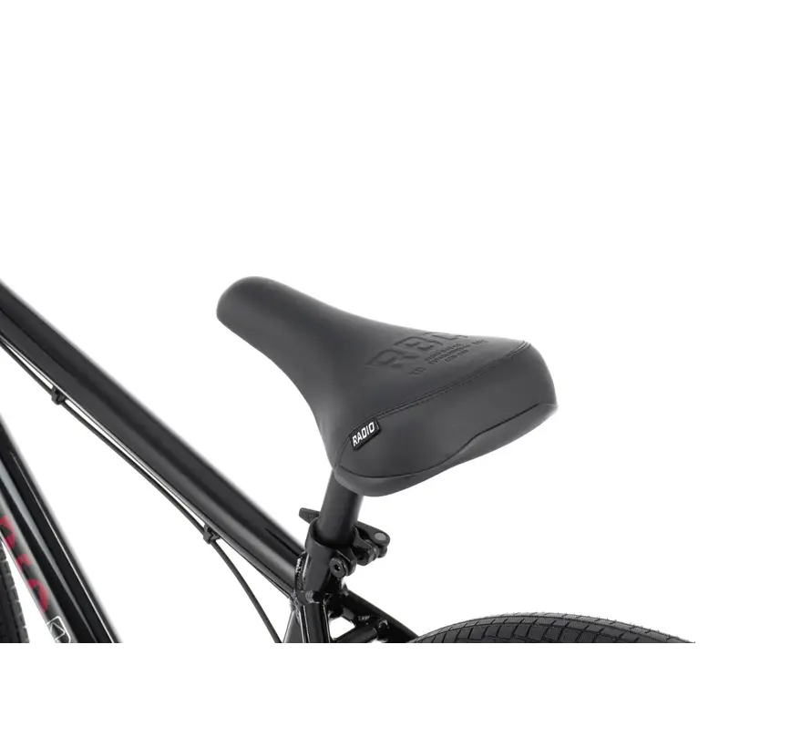Radio Legion 29 Wheelie Bike Black Red Freestyle Bike with Large 29 Inch Wheels for Wheelies and Street Riding