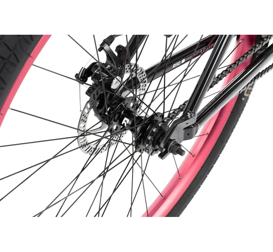 Vélo freestyle Radio Legion 29 Wheelie Bike noir et rouge avec grandes roues de 29 pouces pour les wheelings et la conduite en ville