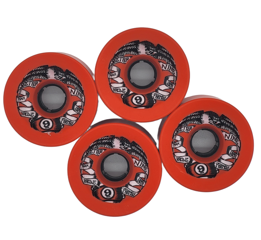 Sector 9 Racing Formula Wheels 72mm Red
