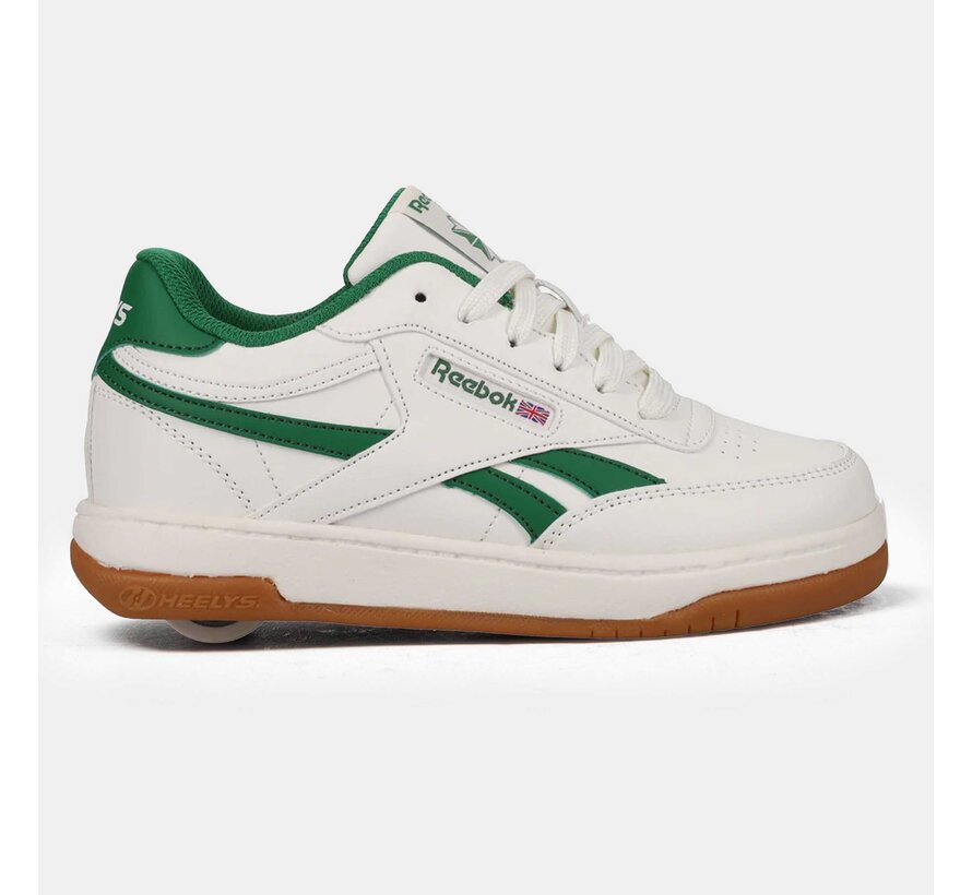 Heelys x Reebok Club C PU Vert - chaussures à roulettes au look de basket classique