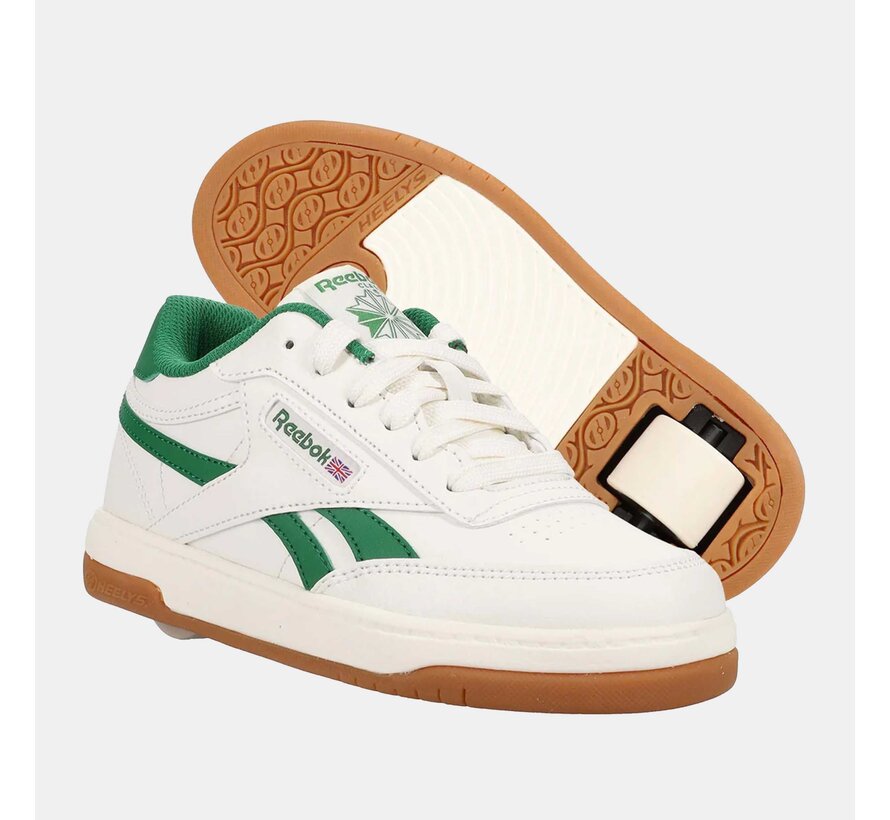 Heelys x Reebok Club C PU Green - roller shoes with a classic sneaker look