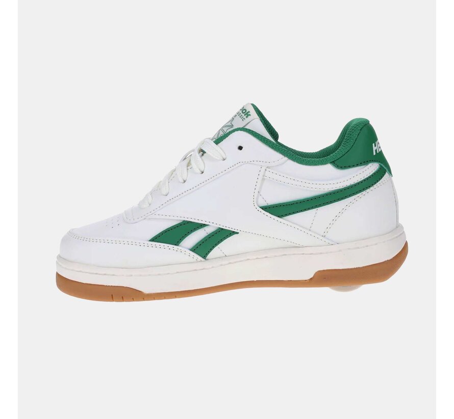Heelys x Reebok Club C PU Verde: patines con un estilo clásico de zapatilla deportiva.