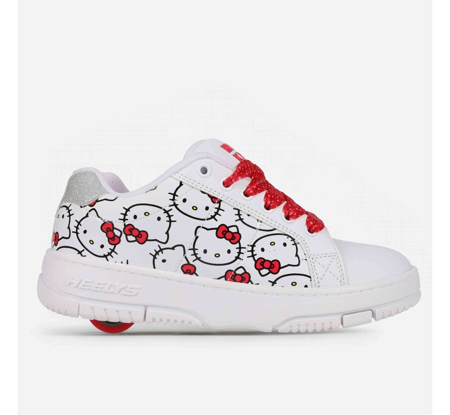 Heelys x Hello Kitty HK Kolect Blanc/Rouge - chaussures à roulettes ludiques avec imprimé Hello Kitty