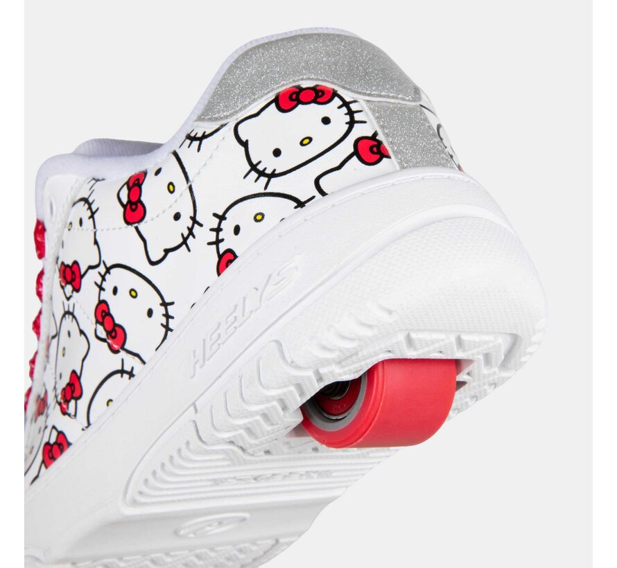 Heelys x Hello Kitty HK Kolect White/Red - playful roller shoes with Hello Kitty print